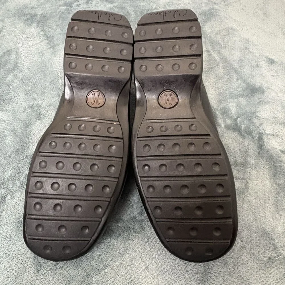 Cole Haan Zeno C07483 Black Leather Split toe Lace Up Oxford Shoes Mens 9 W